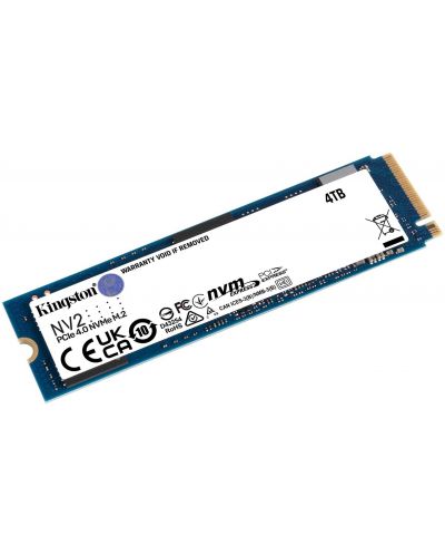 SSD памет Kingston - NV2, 4TB, M.2, PCIe - 2