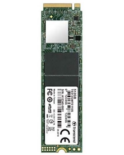 SSD памет Transcend - 110S, 512GB, M.2, PCIe - 1
