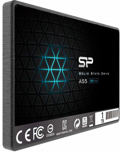 SSD памет Silicon Power - Ace A55, 1TB, 2.5'', SATA III - 3