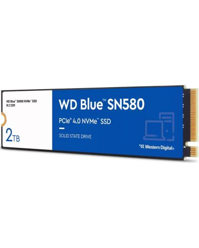SSD памет Western Digital - Blue SN580, 2TB, M.2, PCIe - 2