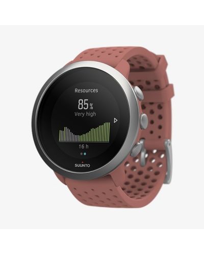 Смарт часовник Suunto - 3 Fitness, 43mm, Granite red - 3