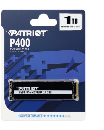 SSD памет Patriot - P400, 1TB, M.2, PCIE - 6