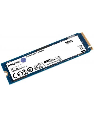 SSD памет Kingston - NV2, 250GB, M.2, PCIe - 2