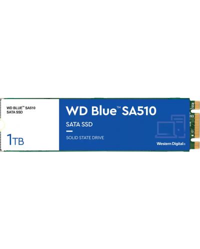 SSD памет Western Digital - Blue, 1TB, M.2, SATA III - 1