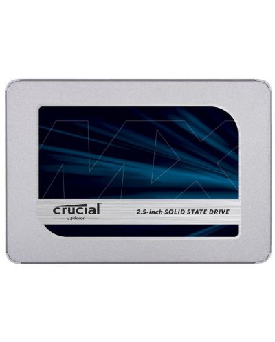 SSD памет Crucial - MX500, 250GB, 2.5'', SATA III - 1