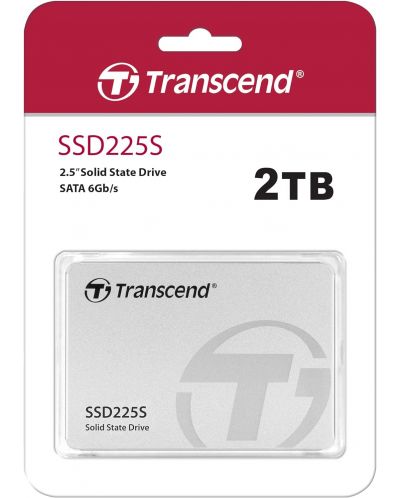 SSD памет Transcend - SSD225S, 2TB, 2.5'', SATA III - 3