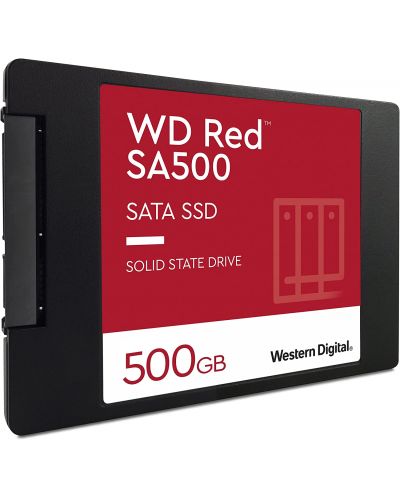 SSD памет Western Digital - Red SA500, 500GB, 2.5 '', SATA III - 3