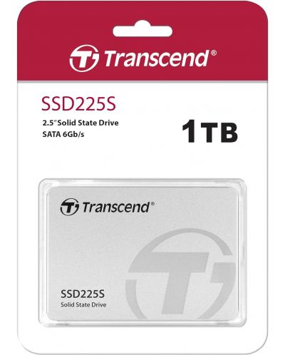 SSD памет Transcend - SSD225S, 1TB, 2.5'', SATA III - 3