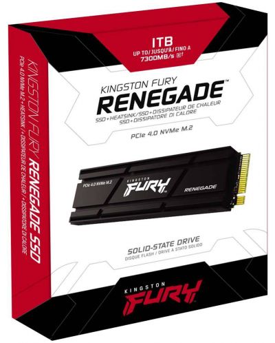 SSD памет Kingston - FURY Renegade, 1TB, M.2, PCIe - 3