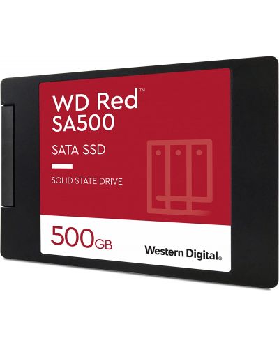 SSD памет Western Digital - Red SA500, 500GB, 2.5 '', SATA III - 2