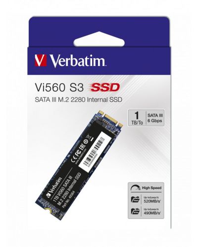 SSD памет Verbatim - Vi560 S3, 1TB, M.2, SATA III - 2