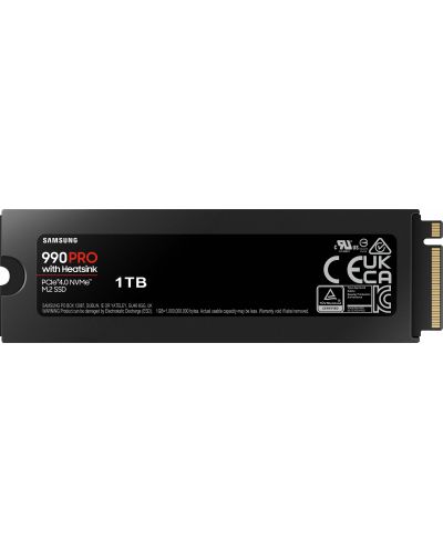 SSD памет Samsung - 990 PRO, 1TB, M.2, PCIe - 2