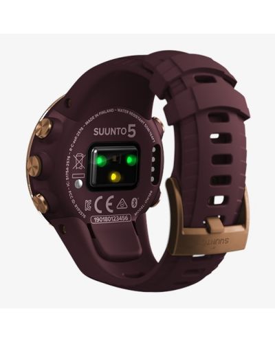 Смарт часовник Suunto - 5, 46mm, Burgundy Copper - 6