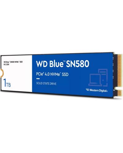 SSD памет Western Digital - Blue SN580, 1TB, M.2, PCIe - 3