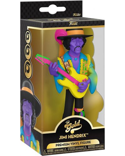 Статуетка Funko Gold Music: Jimi Hendrix - Jimi Hendrix (Blacklight), 12 cm - 2