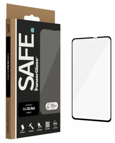 Стъклен протектор Safe - UWF, Nokia X30, черен - 2