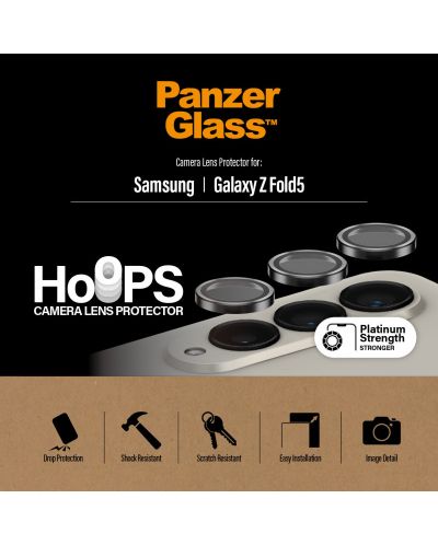 Стъклен протектор за камера PanzerGlass - Hoops, Galaxy Z Fold 5 - 5