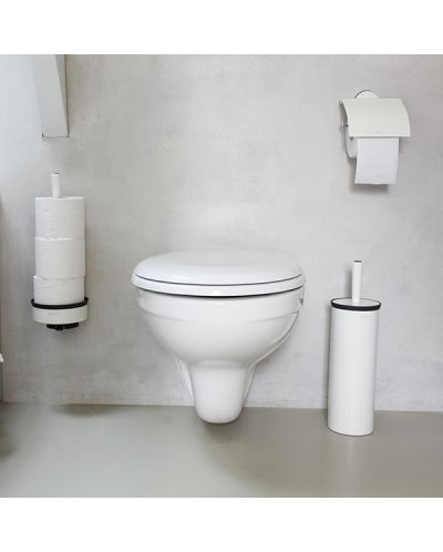 Стойка за резервна тоалетна хартия Brabantia - Profile, бяла - 2