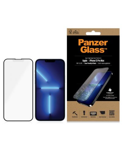Стъклен протектор PanzerGlass - CaseFriend AntiGlare, iPhone 13 Pro Max - 3