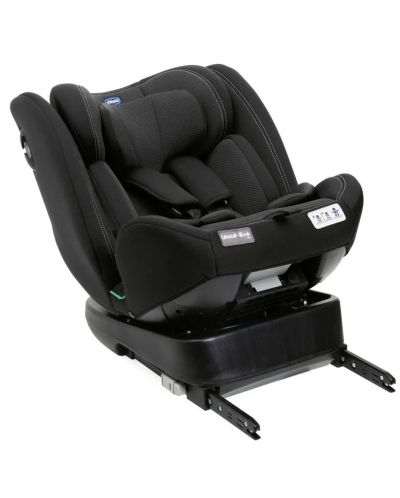 Столче за кола Chicco - Unico Evo Air, i-Size, IsoFix, 40-150 cm, Black Air - 9