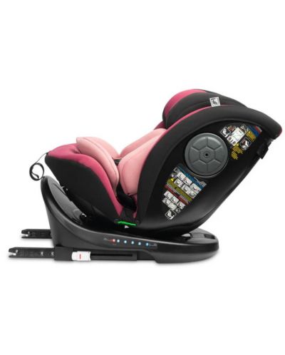 Столче за кола Caretero - Mokki, i-Size, IsoFix, 40-150 cm, Pink - 8