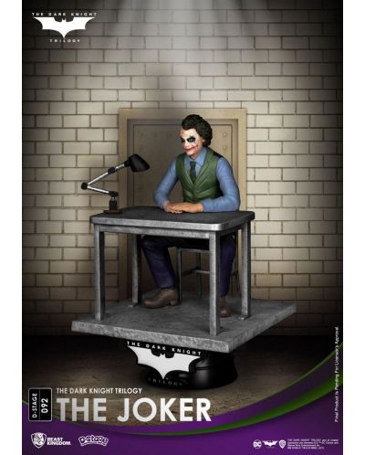 Статуетка Beast Kingdom DC Comics: Batman - The Joker (The Dark Knight), 16 cm - 3