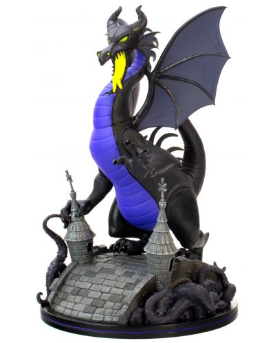 Статуетка Quantum Mechanix Disney: Villains - The Maleficent Dragon (Q-Fig Max Elite), 22 cm - 2