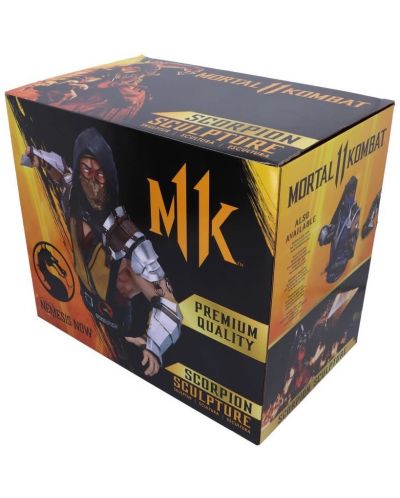 Статуетка бюст Nemesis Now Games: Mortal Kombat - Scorpion, 29 cm - 9
