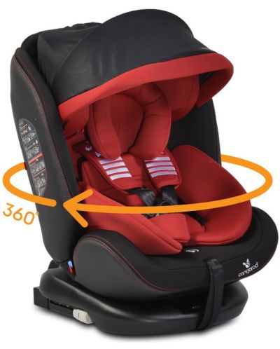 Столче за кола Cangaroo - Pilot, 0-36 kg, с IsoFix, червено - 1