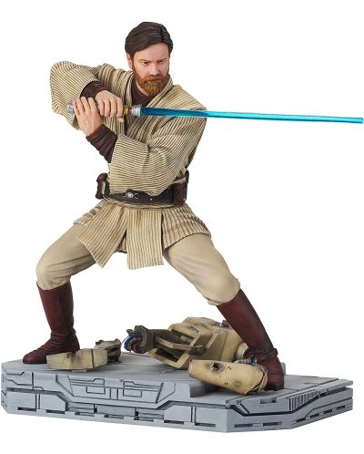 Статуетка Gentle Giant Movies: Star Wars - Obi-Wan Kenobi (Milestones), 30 cm - 1