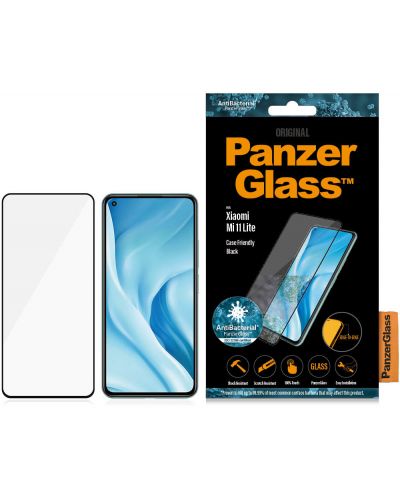 Стъклен протектор PanzerGlass - CaseFriend, Xiaomi Mi 11 Lite - 3