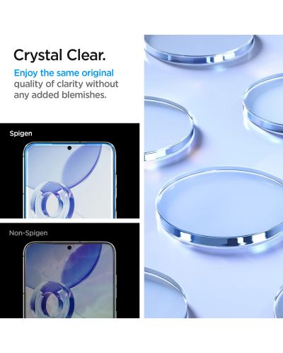 Стъклени протектори Spigen - Glas.tR EZ Fit, Galaxy S23 Plus, 2 броя - 8