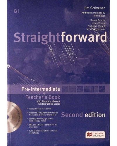 Straightforward 2nd Edition Pre-Intermediate Level: Teacher's Book / Английски език: Книга за учителя - 1