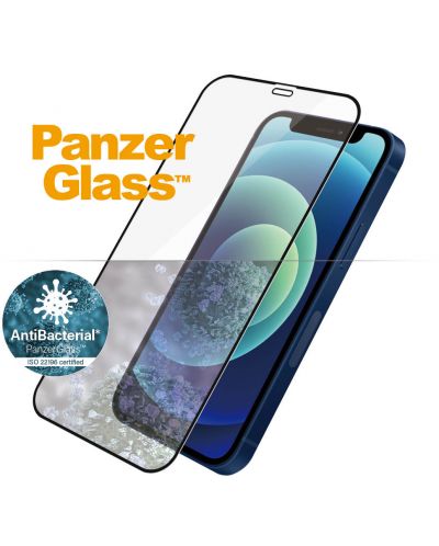 Стъклен протектор PanzerGlass - AntiBact CaseFriend, iPhone 12 mini - 1
