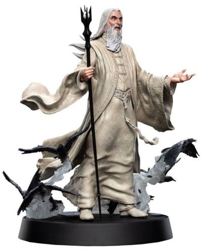 Статуетка Weta Movies: The Lord of the Rings - Saruman the White, 26 cm - 6