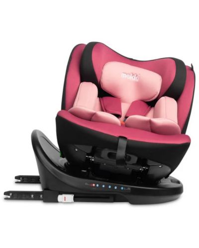 Столче за кола Caretero - Mokki, i-Size, IsoFix, 40-150 cm, Pink - 9