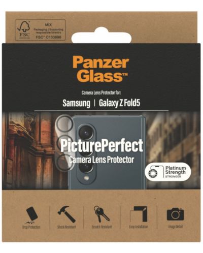 Стъклен протектор PanzerGlass - PicturePerfect, Galaxy Z Fold5 - 4