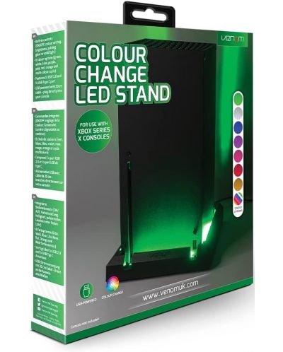 Стойка за конзола Venom - Multi-Colour LED Stand (Xbox Series X) - 8