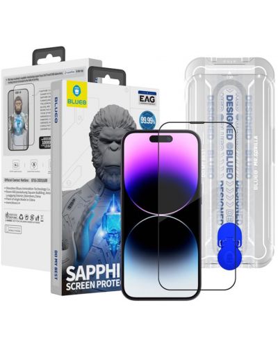 Стъклен протектор Blueo - Sapphire Screen Protector, iPhone 14 Pro Max - 1