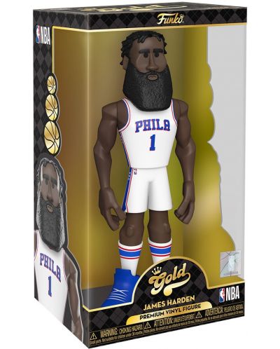 Статуетка Funko Gold Sports: Basketball - James Harden (Philadelphia 76ers), 30 cm - 3