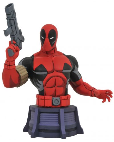 Статуетка бюст Diamond Select Marvel: X-Men - Deadpool (The Animated Series), 15 cm - 1