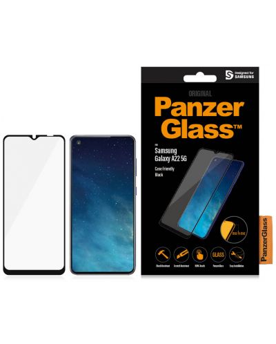 Стъклен протектор PanzerGlass - CaseFriend, Galaxy A22 5G - 4