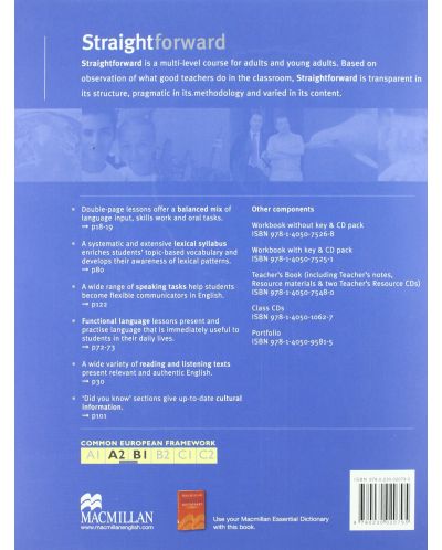 Straightforward Pre-Intermediate: Student's Book with CD-ROM / Английски език (Учебник+CD ROM) - 2