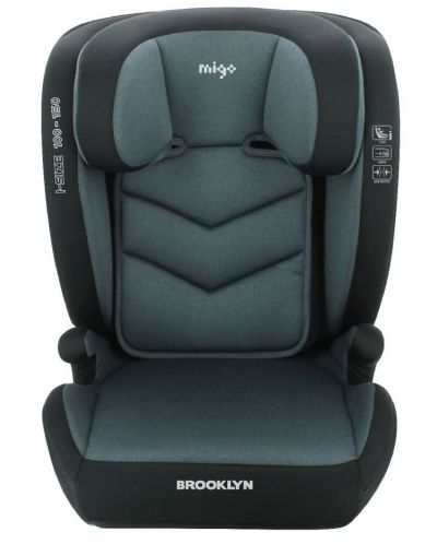 Столче за кола Migo - Brooklyn, i-Size, с IsoFix, 100-150 cm, Grey - 1