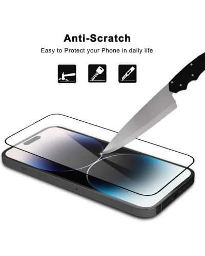 Стъклен протектор Mobile Origin - Sapphire, iPhone 14 Pro Max - 4