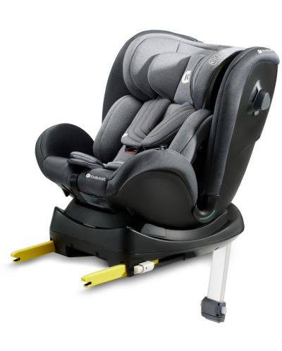 Столче за кола KinderKraft - XRIDER i-Size, 40-125 cm, Grey - 1