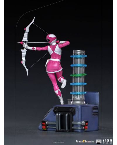 Статуетка Iron Studios Television: Mighty Morphin Power Rangers - Pink Ranger, 23 cm - 2