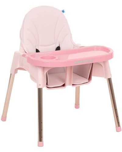 Столче за хранене KikkaBoo - Sky-High, Pink - 5