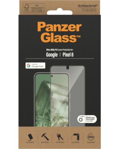 Стъклен протектор PanzerGlass - Ultra Wide Fit, Google Pixel 8 - 3