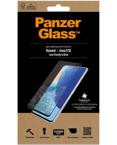 Стъклен протектор PanzerGlass - CaseFriend, Huawei Nova 9 SE - 4
